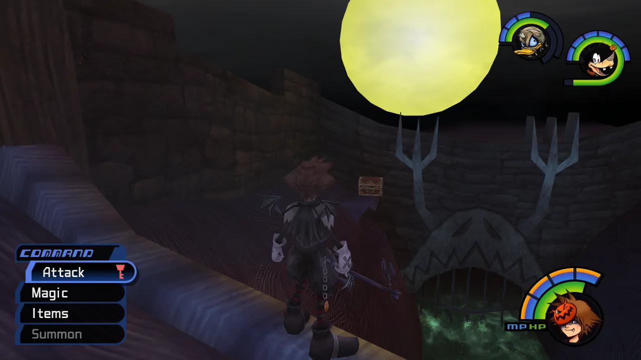 Halloween Town Bridge Right of Gate Chest